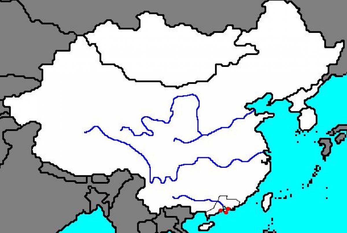դատարկ քարտեզ Հին Չինաստանի