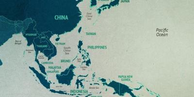 Չինաստանը Հարավ-չինական ծով քարտեզ