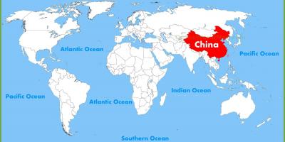 Չինաստանը աշխարհի քարտեզի վրա