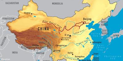 Չինաստանի Քարտեզ
